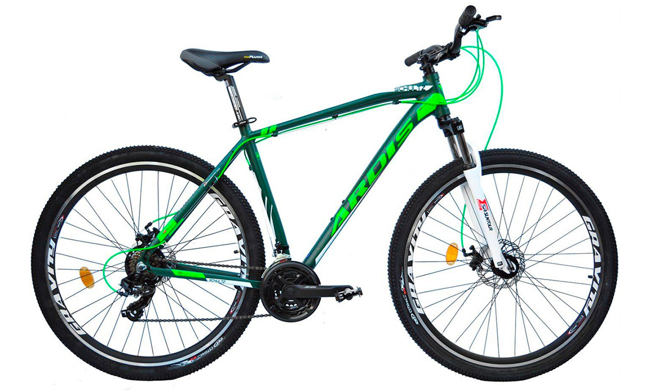 Фотографія Гірський велосипед Ardis SHULTZ 29" (2020) 2020 Чорно-зелений